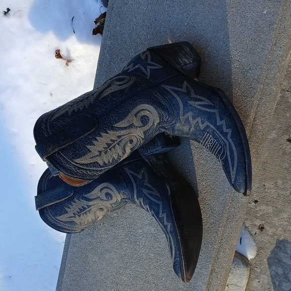 Old Gringo Distressed Blue Boot Sz 9.5B - Picture 6 of 16